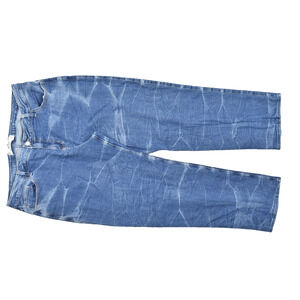 Hollister Women Cury Low Rise Dad Jeans Size 17L Stretch 33x33 Blue Cotton